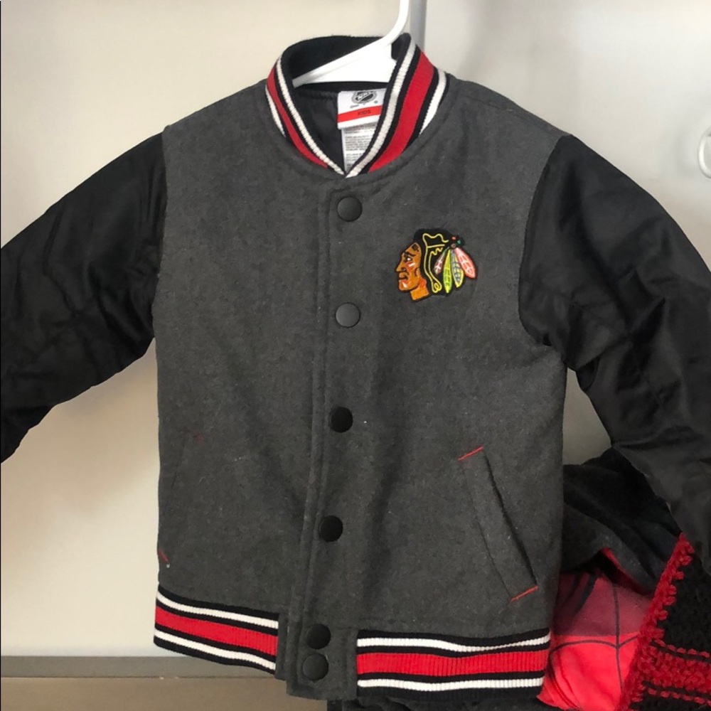 NHL Blackhawks kids coat